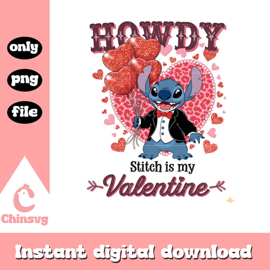 Balls stitch cool love png, stitch valentine​​​​​ png