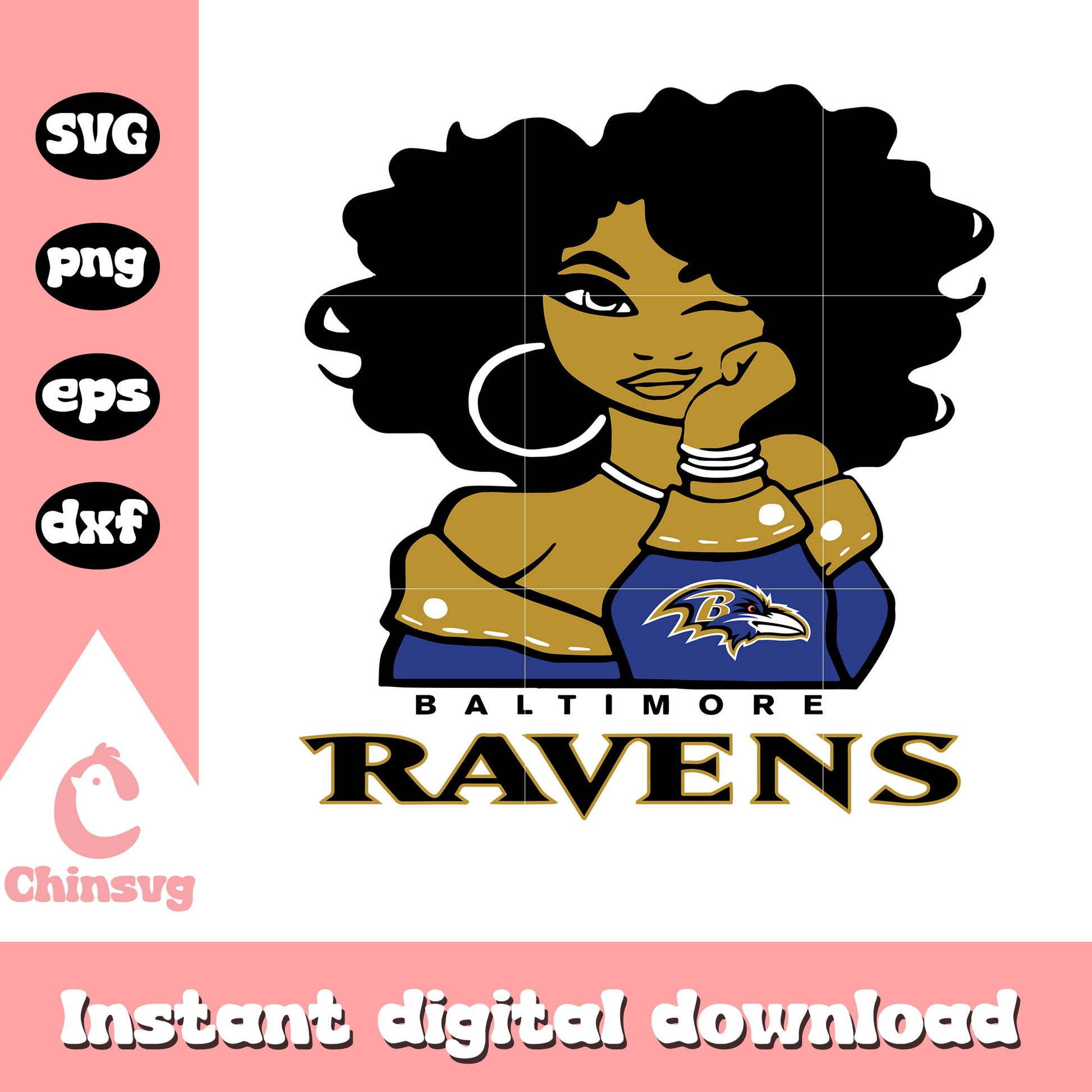 Baltimore Ravens, fan girl design svg, nfl mock draft 2025 svg