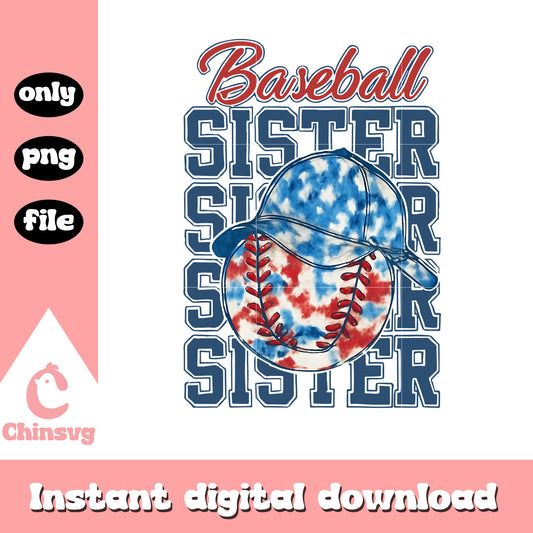 Baseball sister logo design png, baseball sister​ png, sport png