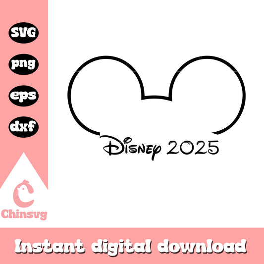 Basic mickey head 2025 design png, disney png, mickey mouse png