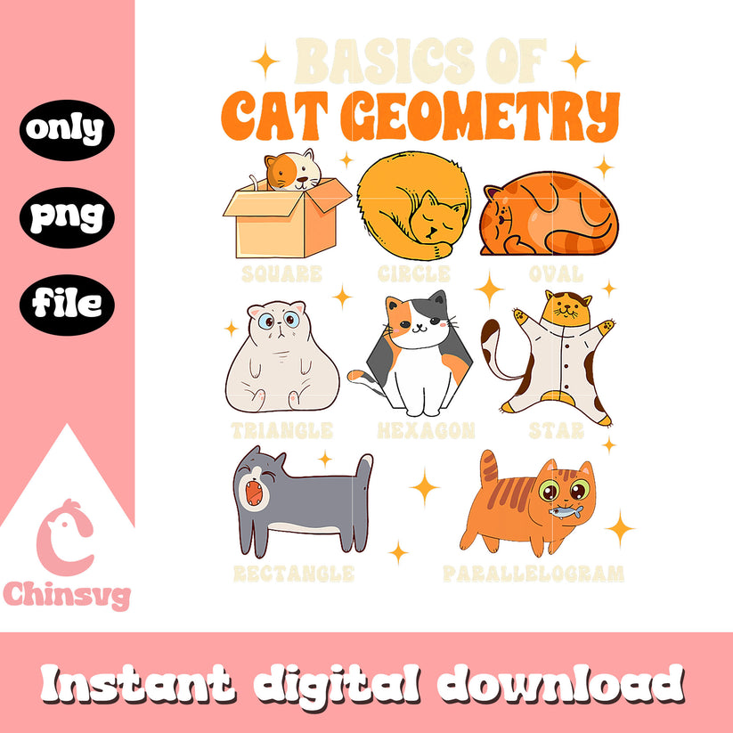 Basic of cats geometry png, pete the cat png, animal png – Chinsvg