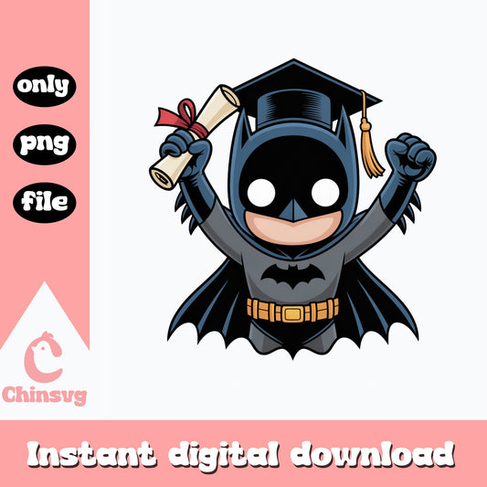 Batman Graduation PNG, Superhero Graduate PNG, Class Of 2025 PNG
