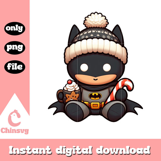 Batman cartoon merry christmas png, christmas drawing png