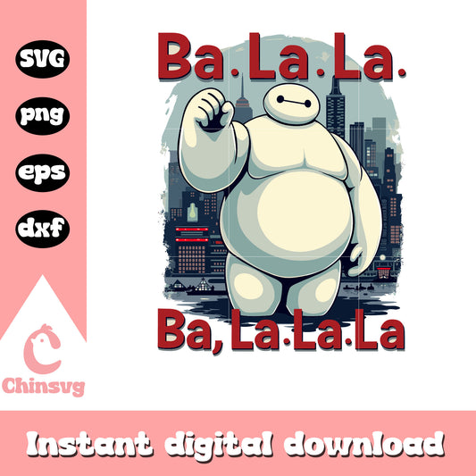 Baymax character svg, Big Hero 6 svg, cartoon movies svg