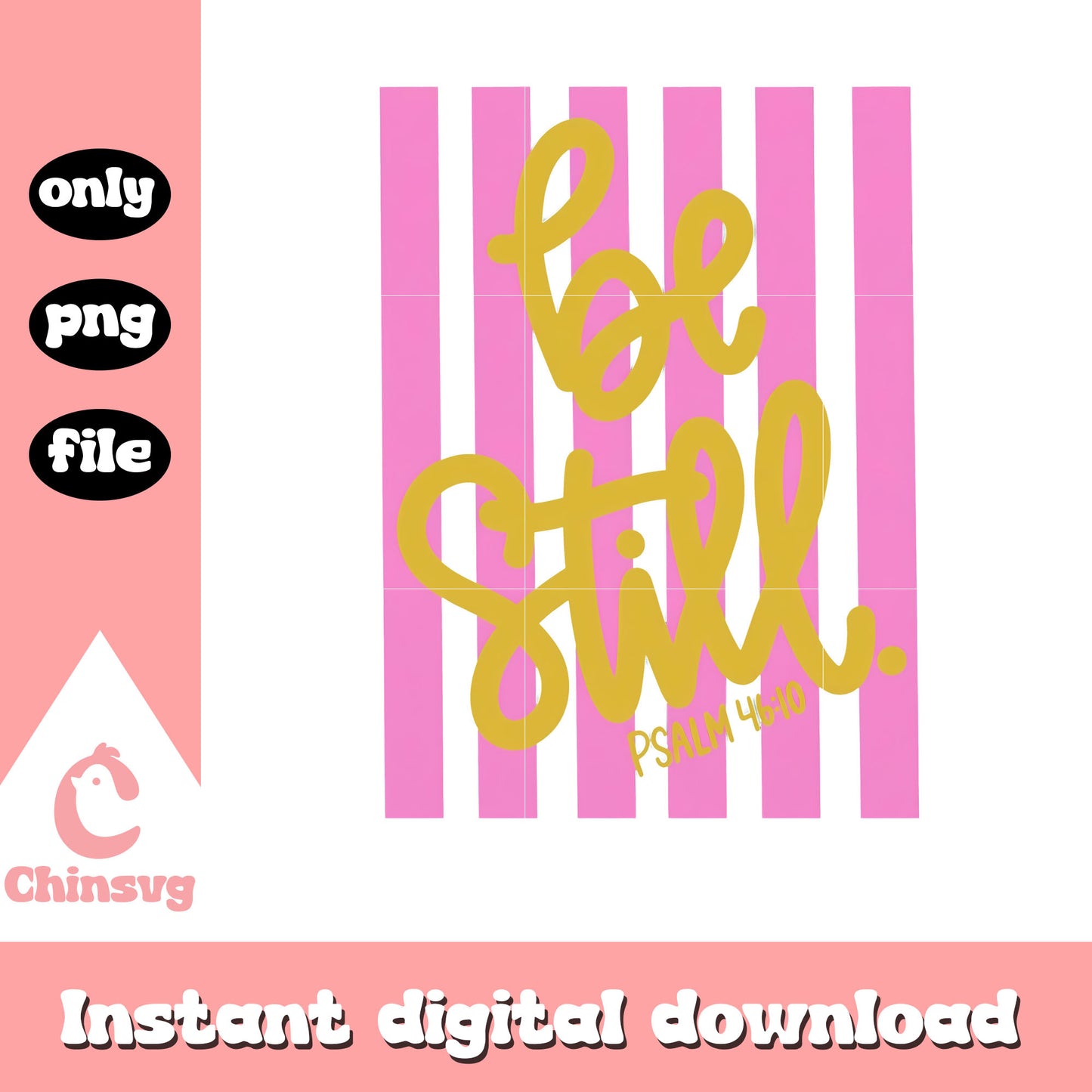 Be still stripes design png
