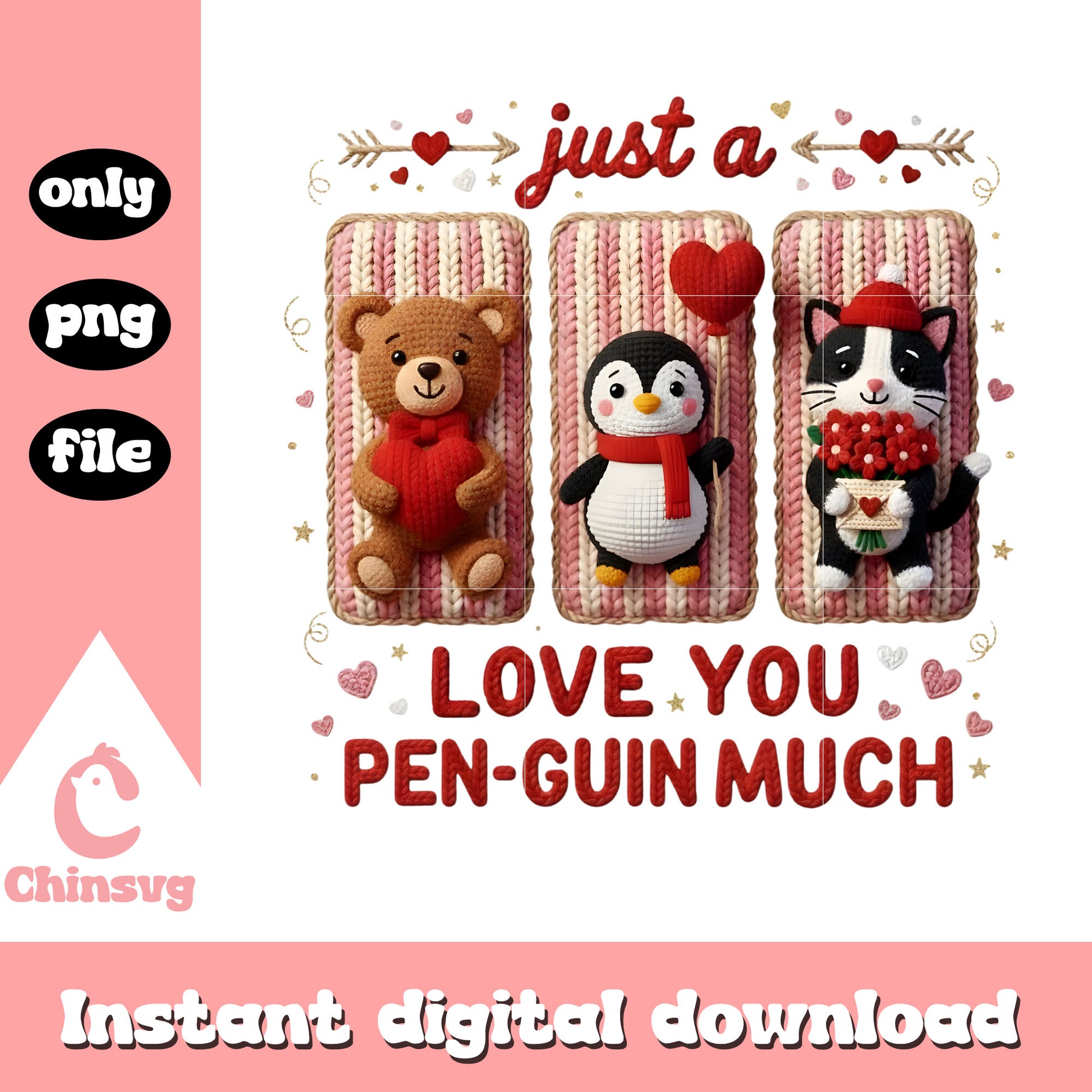 Bear love valentine design png, valentines day bear​​​ png