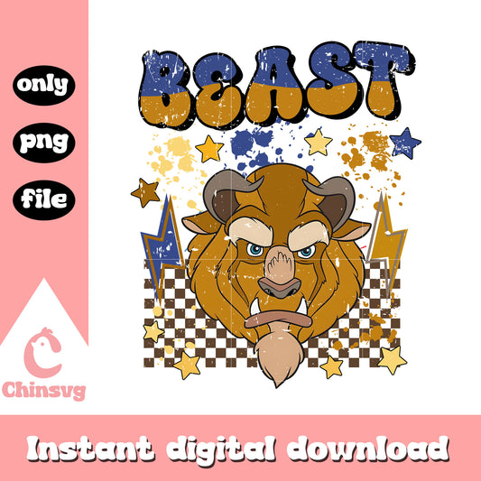 Beast monster disney face png, beauty and the beast png