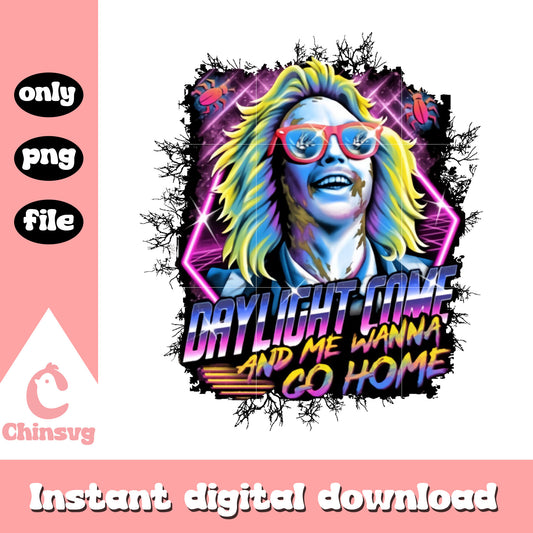 Beetlejuice daylight come and i wanna go home png, Beetlejuice png