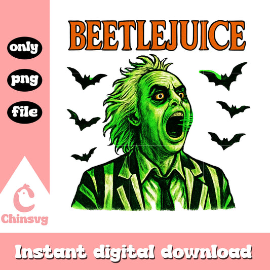 Beetlejuice halloween bat png, beetlejuice halloween decorations png