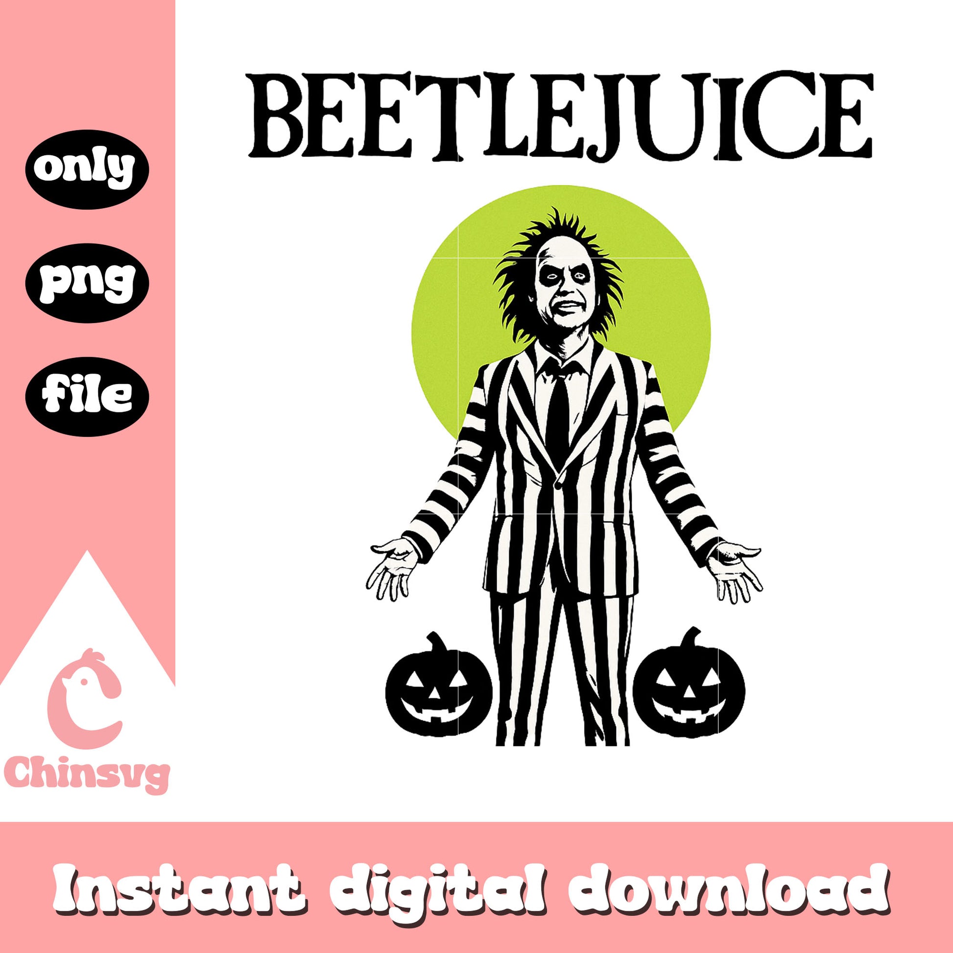 Beetlejuice halloween pumpkin art png, halloween beetlejuice png