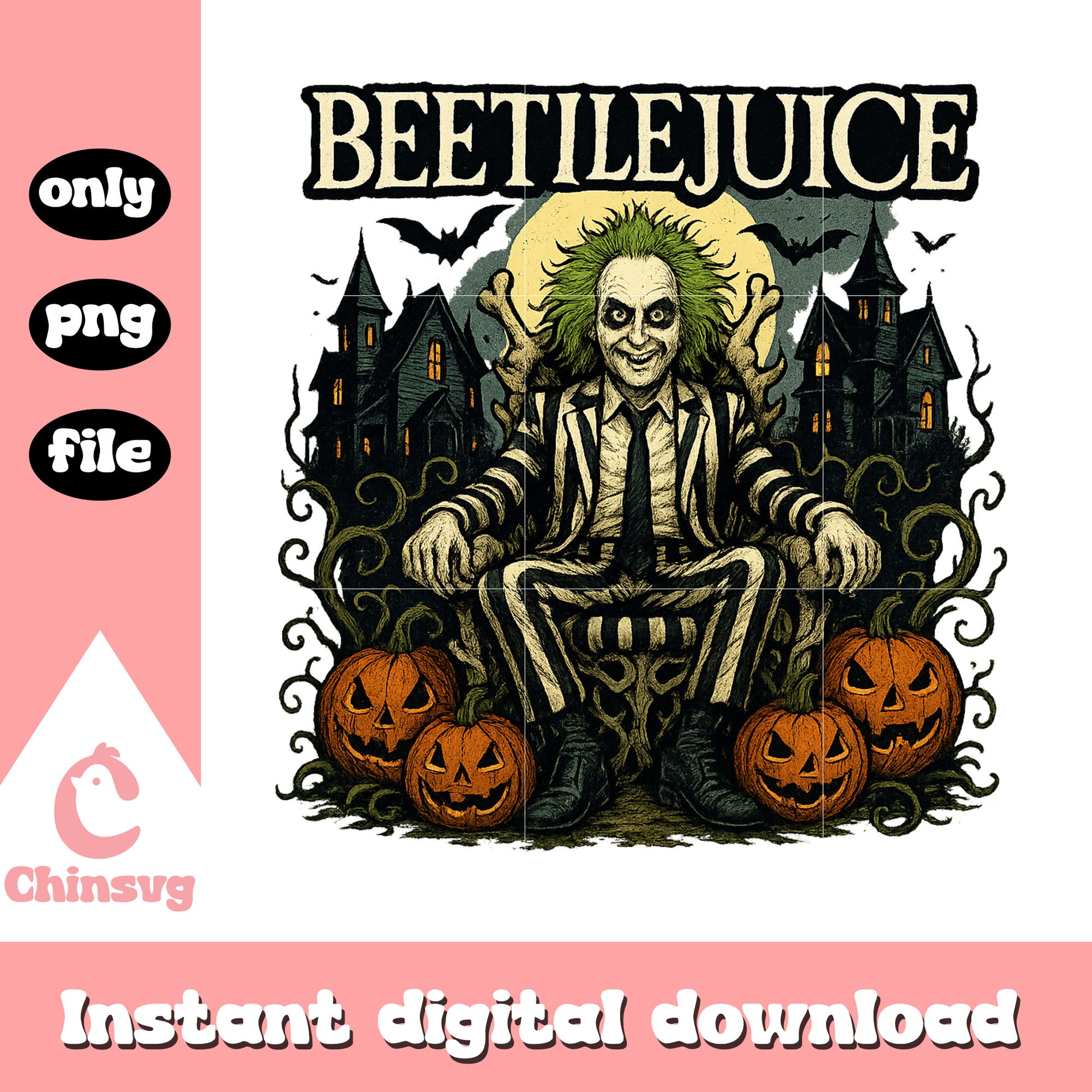 Beetlejuice horror halloween art png, beetlejuice cartoon png