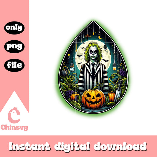 Beetlejuice pants pumpkin a teardrop png, beetlejuice halloween png
