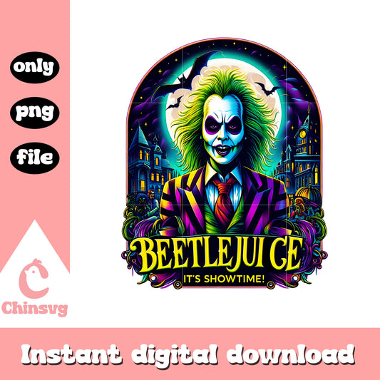 Beetlejuice portrait it showtime halloween png, showtime halloween png