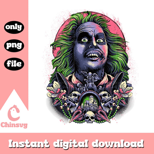 Beetlejuice portrait png, Beetlejuice character png, Beetlejuice png