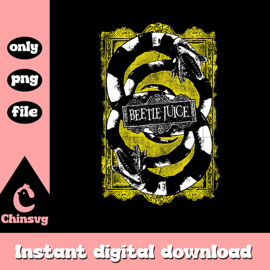 Beetlejuice snake card png, Beetlejuice snake art png, snake png