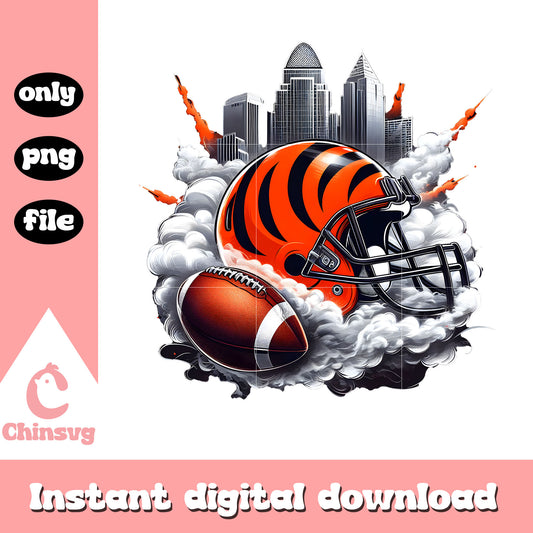Bengals speed authentic custom png, bengals nfl​​​​​​ png