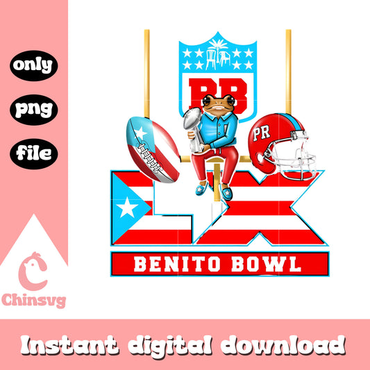 Benito bowl logo design png, benito antonio martínez ocasio super bowl png