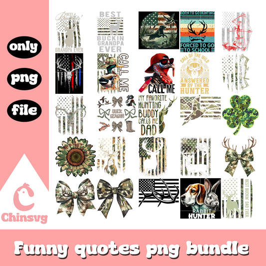 Best buckin grandpa ever bundle png, hunter png, grandpa png