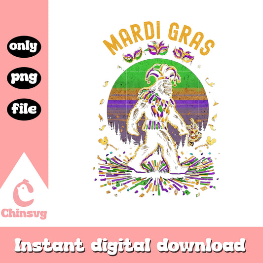 Bigfoot kingkong mardi gras png, mardi gras new orleans​​​ png