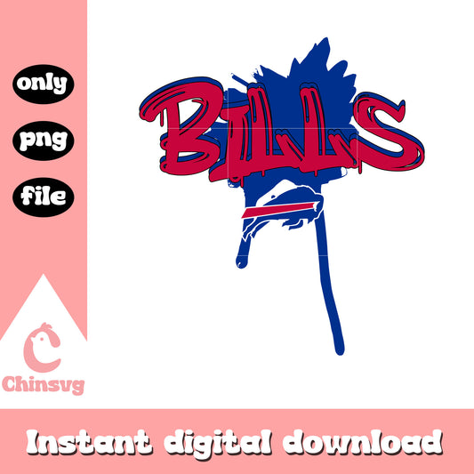 Bills nfl football team logo png, Buffalo Bills football png