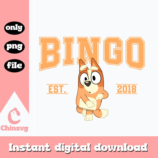 Bingo character est 2018  png, bingo png, cartoon png