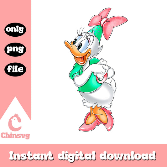 Birthday daisy duck disney design png, disney mickey mouse png 