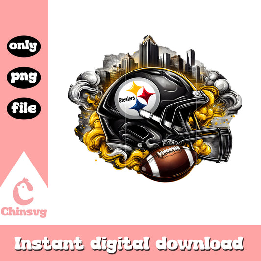 Black helme pittsburgh steelers png, steelers team​ png