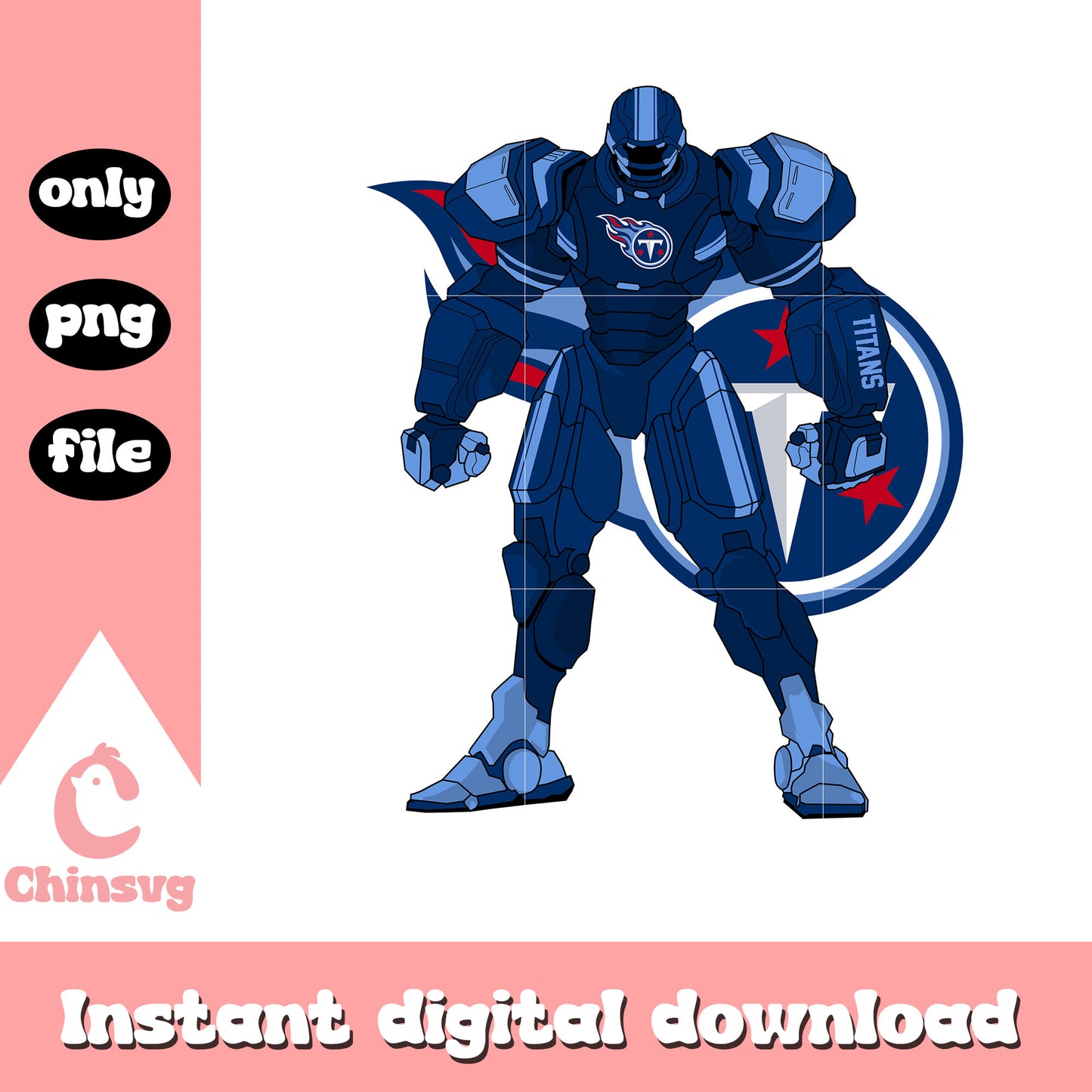 Blue tennessee titans robot png, tennessee titans news png