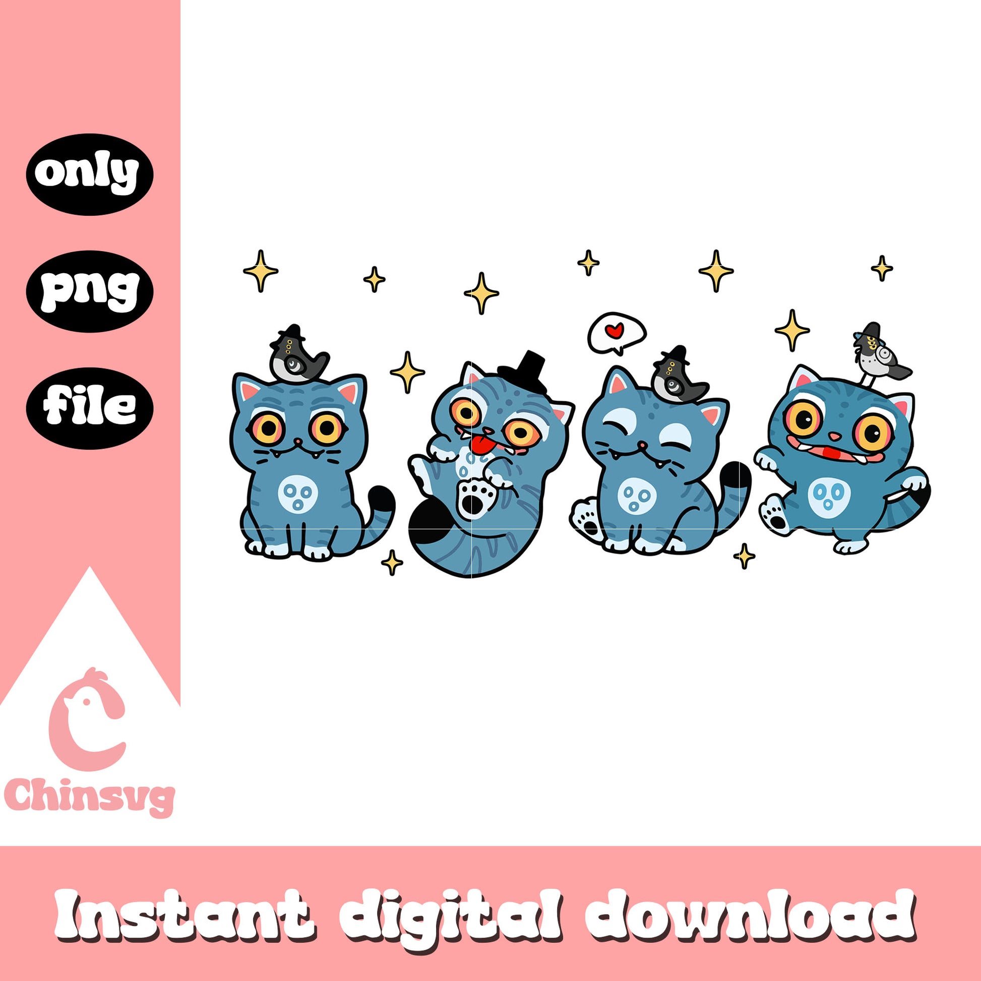 Blue tiger kpop demon and sussie png, blue derpy tiger png