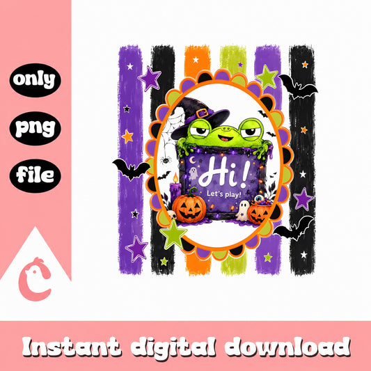 Bluey Halloween PNG, Cute Spooky Ghost Design, Instant Download PNG