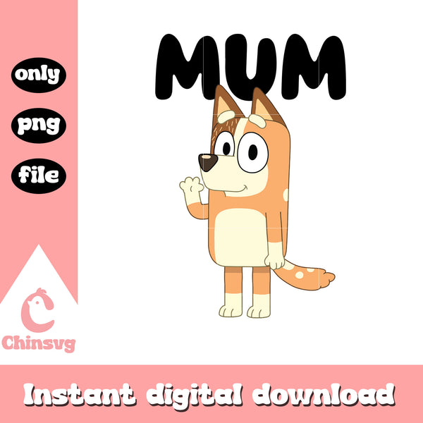 Bluey's mum character png, bluey mum png, cartoon character png – Chinsvg