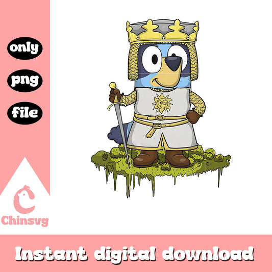 Bluey and the Holy Grail png, holy grail png, bluey king png