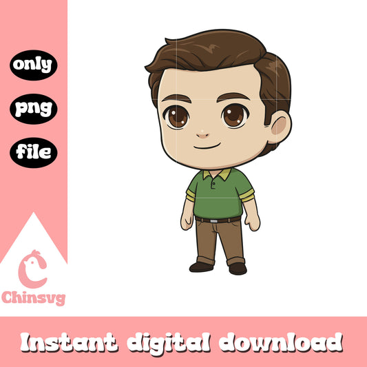 Bob newby stranger things chibi png, bob newby​​ png, stranger things 5 png