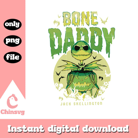 Bone daddy jack skellington png, jack skellington art png