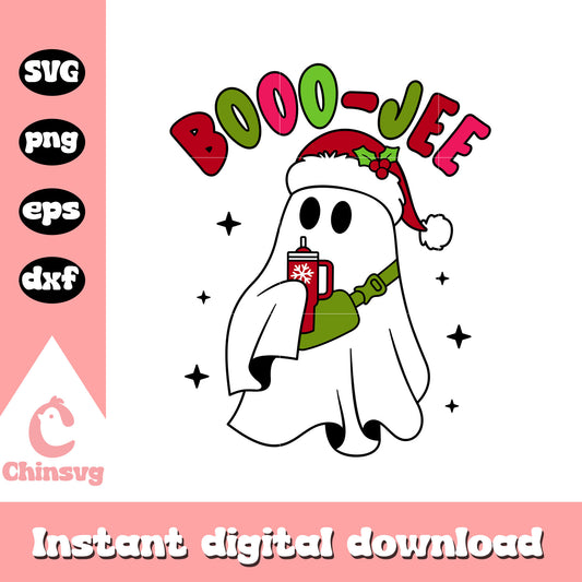 Boo jee ghost christmas svg, christmas ghosts​ svg, boo-jee​ svg