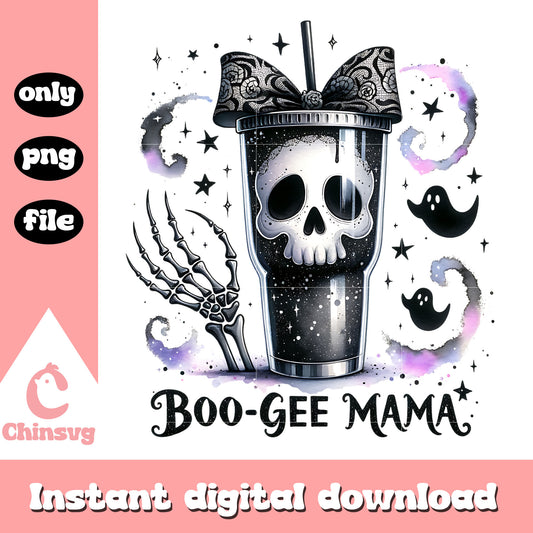 Boo gee mama black design png, black coquette bows​ png, mother day​ png