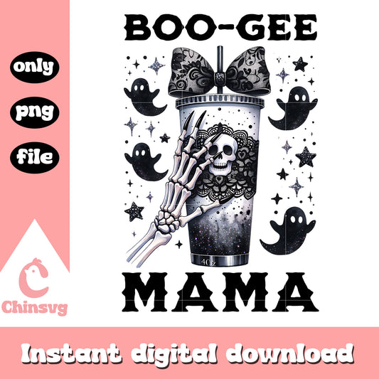 Boo gee mama design png, black coquette bows​ png, mama​ png