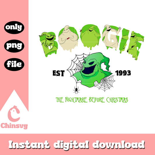 Boogie est 1993 nightmare before christmas png, oogie boogie movie png