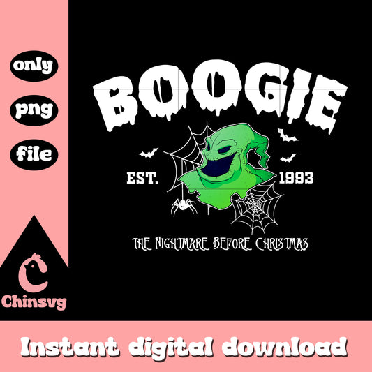 Boogie est 1993 nightmare clipart png, boogie night before christmas png