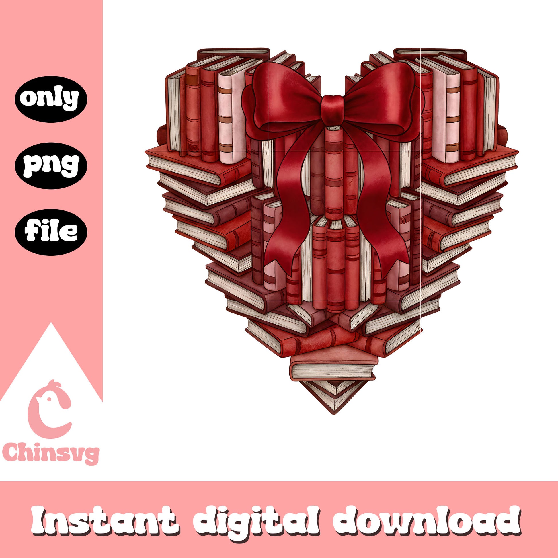 Books heart valentine png, valentine book​ png, valentine hearts​ png