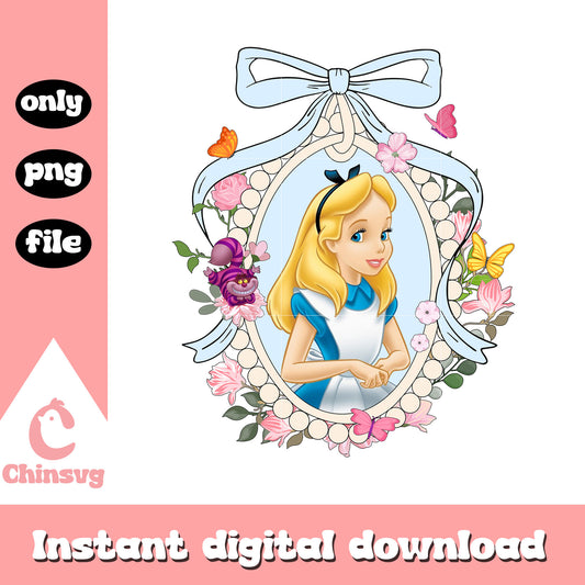 Bored alice princess in wonderland png, alice in wonderland characters​ png
