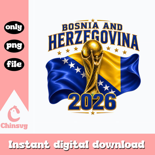 Bosnia And Herzegovina 2026 World Cup PNG, Soccer PNG, Football PNG