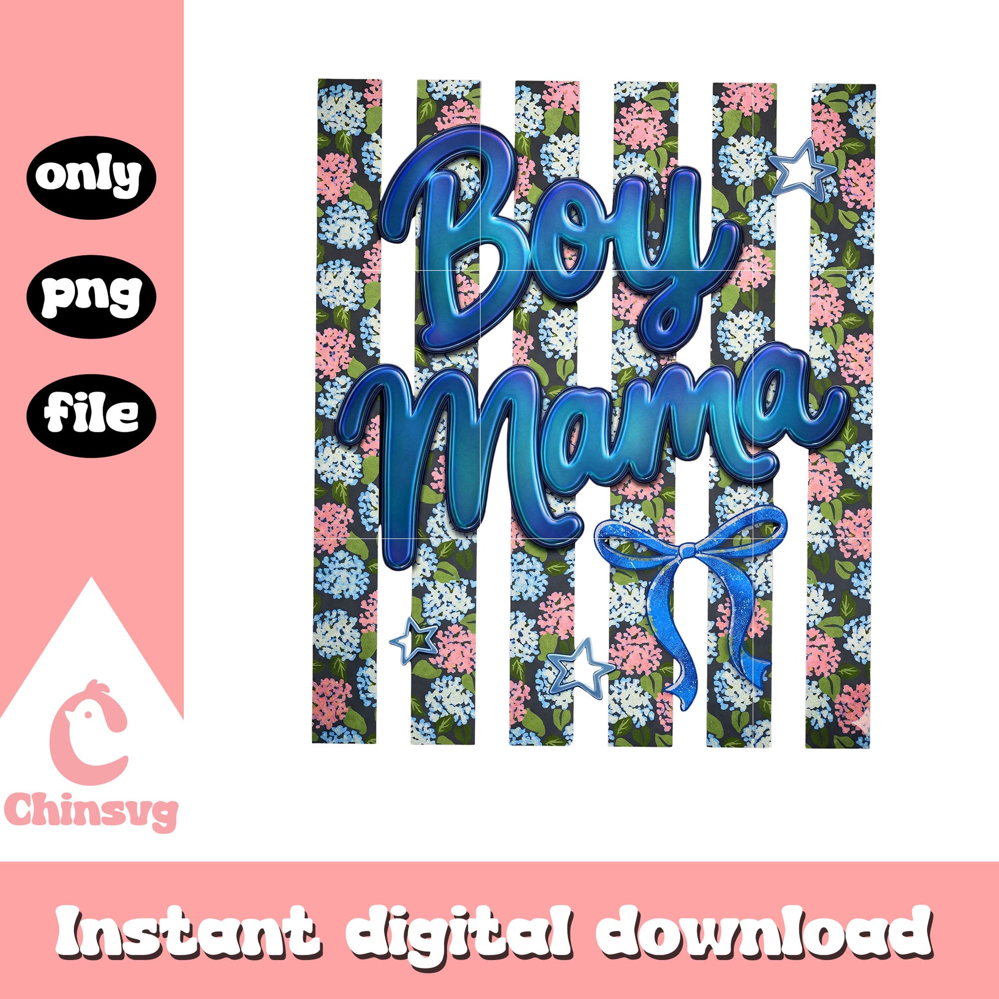 Boy mama coquette stripes png