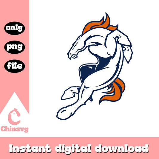 Broncos american football nfl team sign svg, denver broncos d logo svg