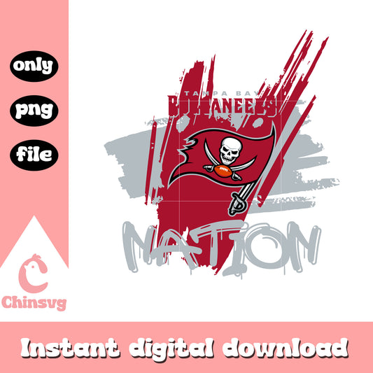 Buccaneers nation logo design png, Tampa Bay Buccaneers team png