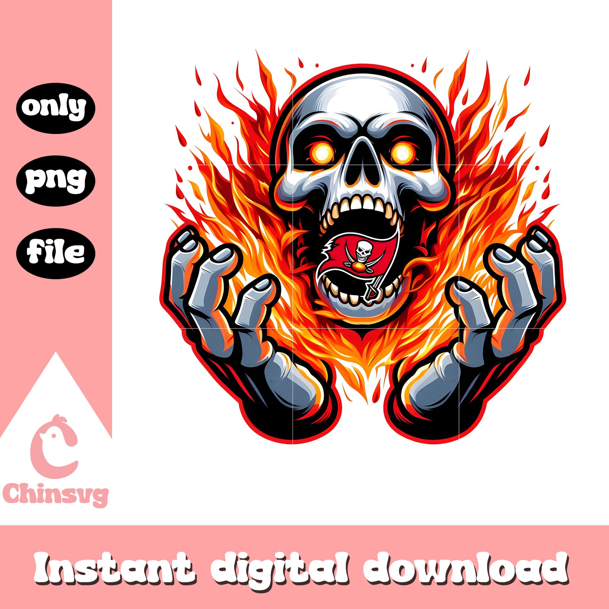Buccaneers skullcap fire images png, nfl buccaneers​​​​​ png