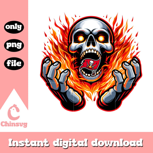 Buccaneers skullcap fire images png, nfl buccaneers​​​​​ png