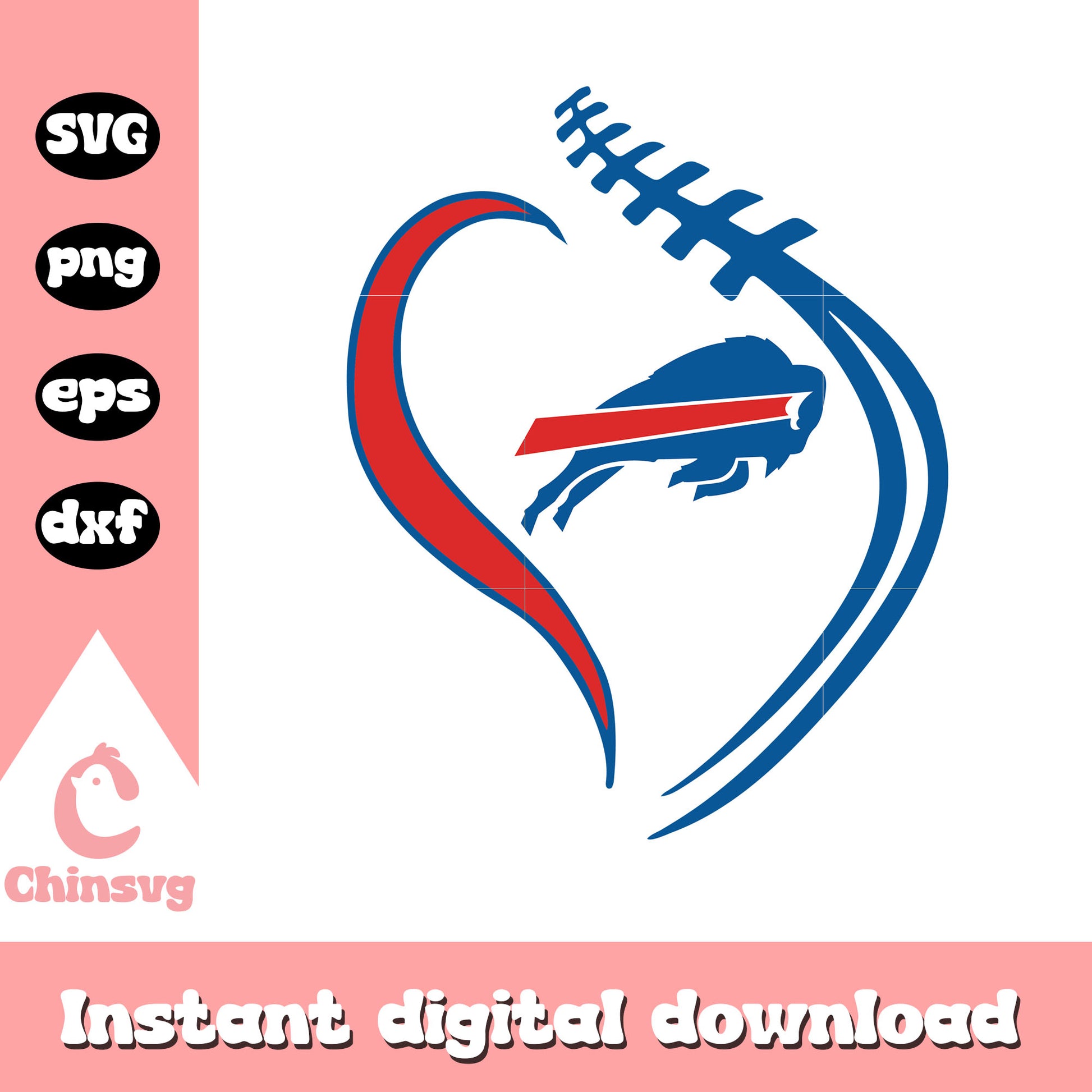 Buffafo bills american football symbol art svg, buffalo bills logos svg