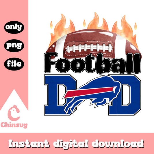 Buffalo Bills football dad png, Buffalo Bills team png