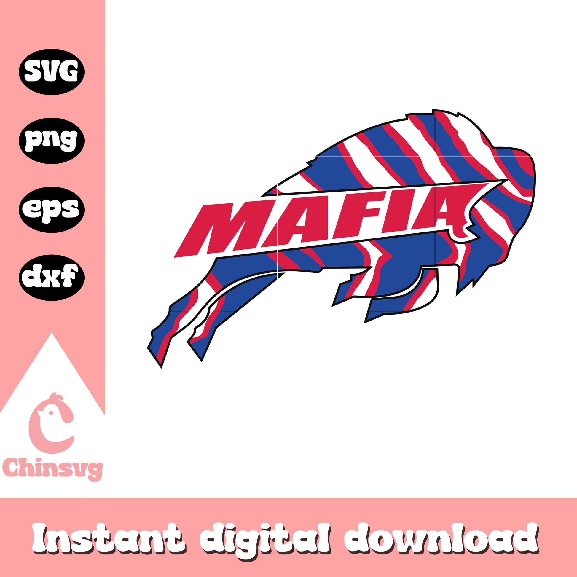 Buffalo bills mafia  design svg, nfl buffalo bills svg